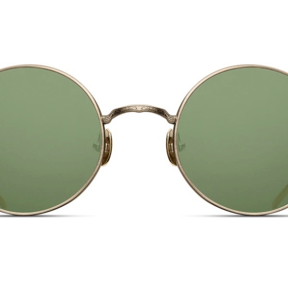 Like-New Matsuda Gold Frame Round Sunglasses - Picture 2 of 10